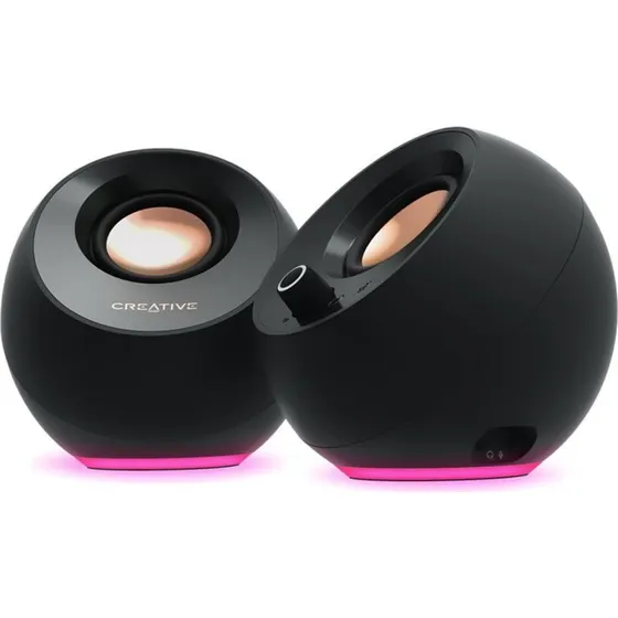 Creative Pebble Pro 2.0-kanal Bluetooth-højttalere - Sort