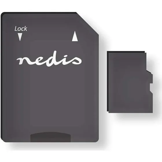 Nedis microSDXC 128 GB, 90 MB/s skrive, 45 MB/s læse, UHS-I, med SD-adapters