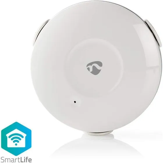 Nedis SmartLife Vand Detektor | Wi-Fi | 24 måneders batteri | Hvid