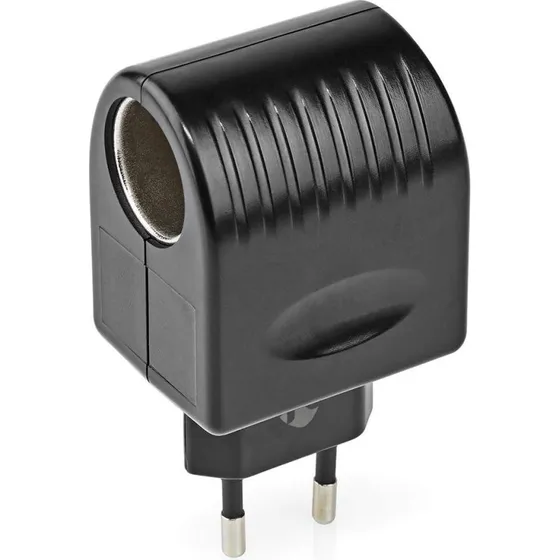 Nedis Adapter til Strømstik, Type C, 12 V DC, Sort