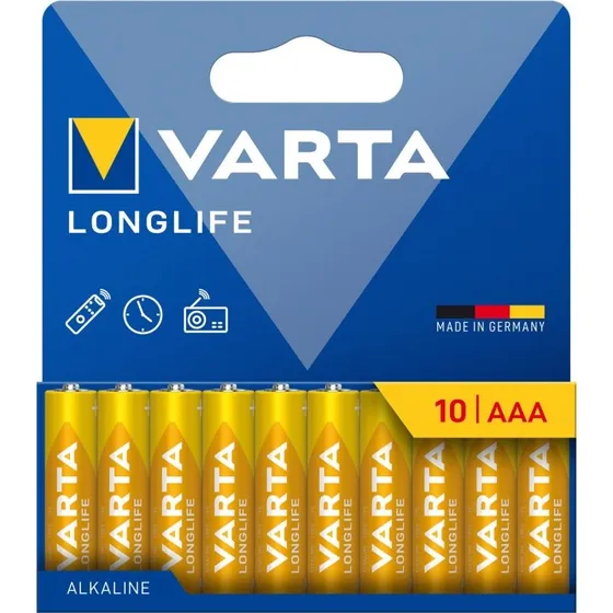 Varta Longlife AAA 10-pack