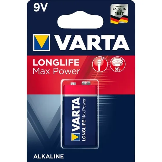 Varta Longlife Max Power 9V Batteri 1-pack