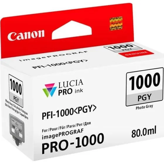 Canon PFI-1000 Photo Grey 80 ml, 3165 sider
