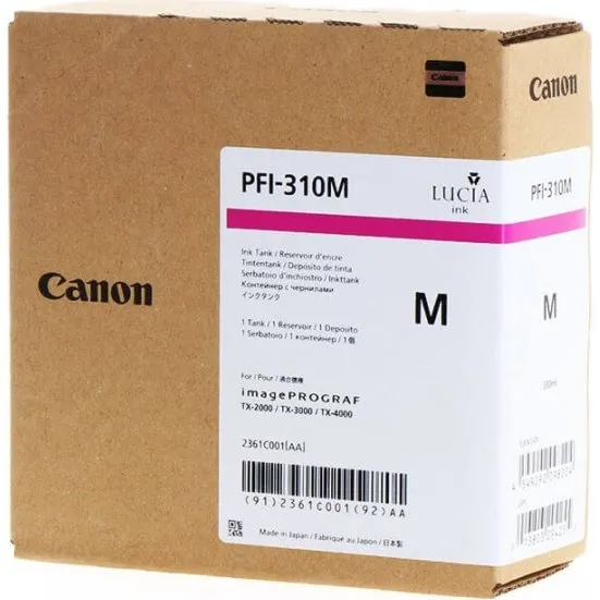 Canon PFI-310 M Magenta 330 ml - Original Blækbeholder