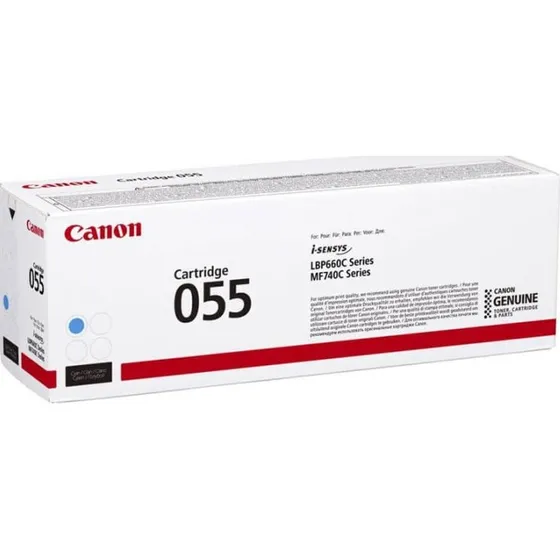 Canon 055 Cyan Tonerpatron, 2100 sider
