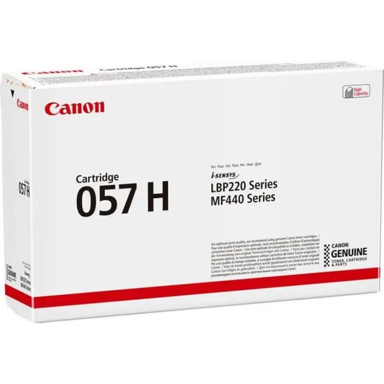Canon 057H Sort Høj Kapacitet (10.000 sider)