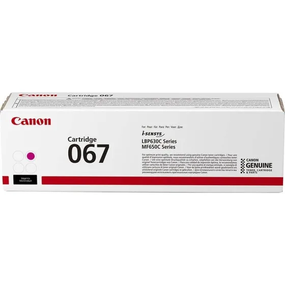 Canon 067 Magenta Toner – 1.250 sider, original
