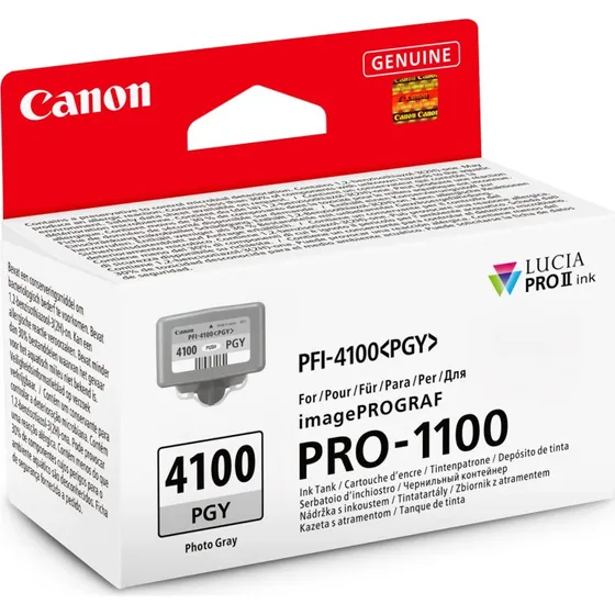 Canon PFI-4100 PGY Fotogrå Blækpatron 80 ml