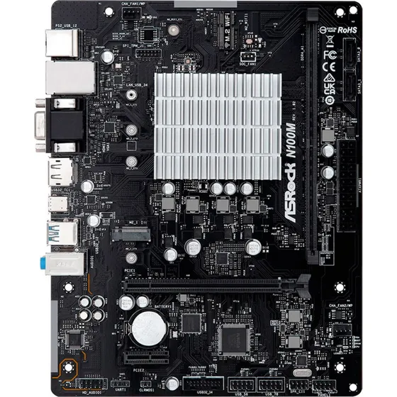 Asrock N100M NA, Intel N100, DDR4 Micro-ATX