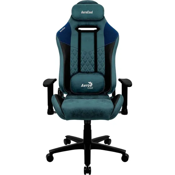 AeroCool DUKE Gamer Stol, Sort Blå, 150kg