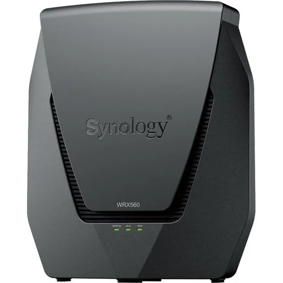 Synology WRX560 WiFi 6 Router, Sort, 2.5Gbps