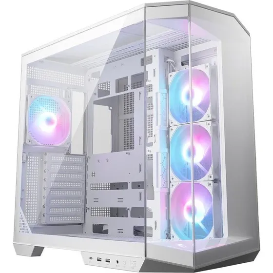 MSI MAG PANO 100R PZ Hvid Mid Tower, ATX, med vindue i sidepanel