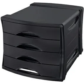 Esselte Europost Vivida skuffekabinet, sort