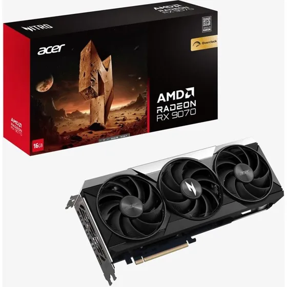 Acer Nitro Radeon RX 9070 OC 16 GB GDDR6