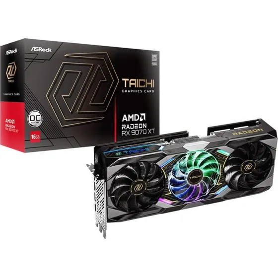 ASRock Radeon RX 9070 XT Taichi OC 16GB GDDR6