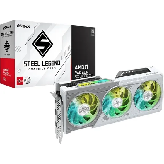ASRock Radeon RX 9060 XT Steel Legend 16 GB OC