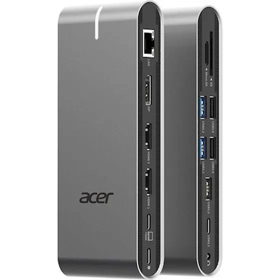 Acer HP.DSCAB.022 USB-C Dockingstation 100 W Sølv