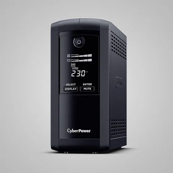 CyberPower VP1000ELCD-FR 1 kVA / 550 W UPS med 4 franske udtag