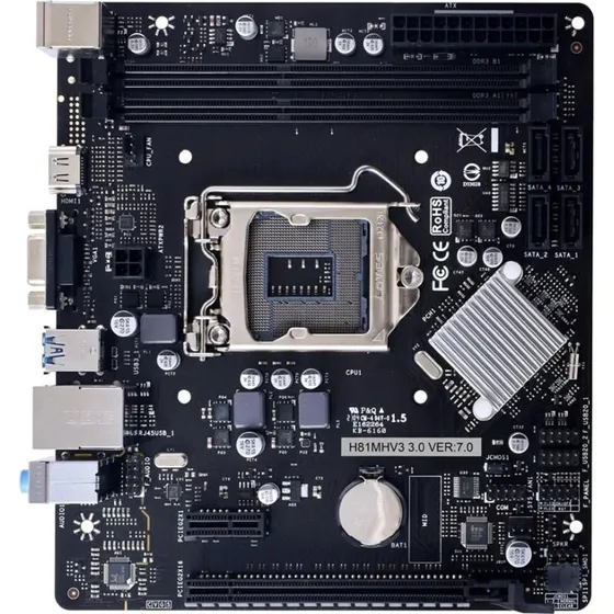 Biostar H81MHV3 3.0 micro ATX LGA1150, Intel H81