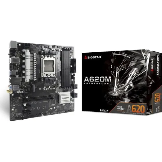 Biostar A620MP-E PRO AMD AM5 DDR5 micro ATX bundkort