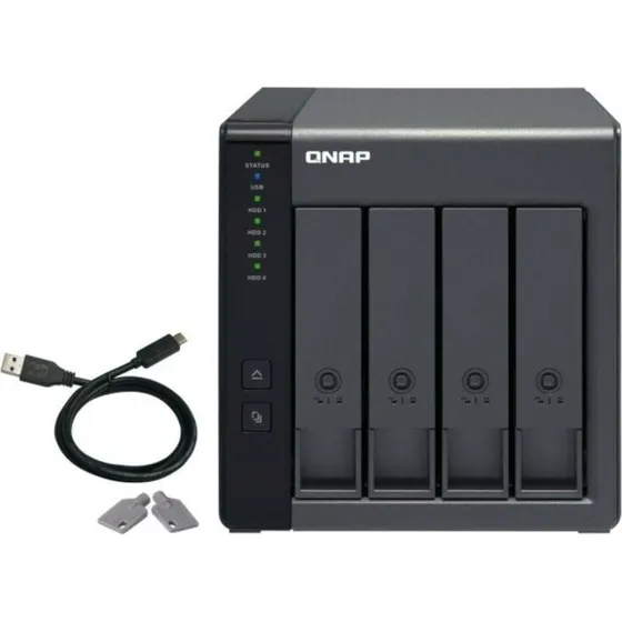 QNAP TR-004 4-bay ekstern RAID/NAS, Sort