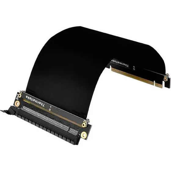 Thermaltake PCI-E 3.0 X16 Riser Kabel 20 cm Sort