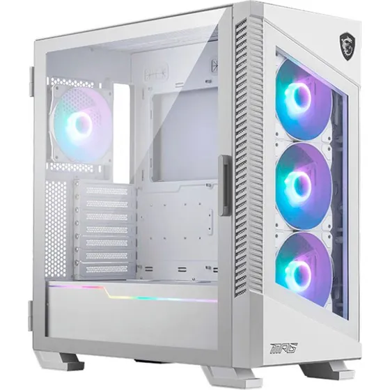MSI MPG VELOX 100R Hvid Mid Tower ATX med Glasvindue