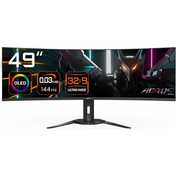 Gigabyte Aorus CO49DQ 49" OLED Gaming-skærm 5120×1440 144Hz