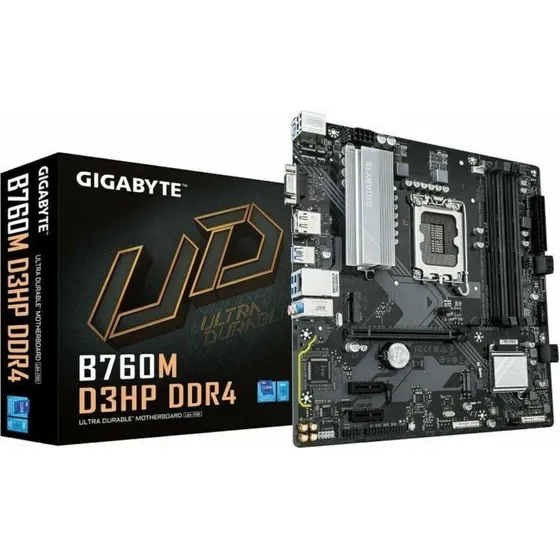 Gigabyte B760M D3HP DDR4 mATX bundkort, LGA1700