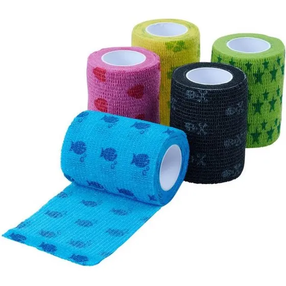 Kruuse Fun Flex Pet Selvhæftende Bandage 7,5 cm