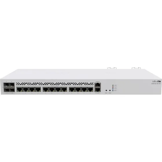 MikroTik CCR2116-12G-4S+ 16-core 12xGbE/4x10GbE SFP+ hvid