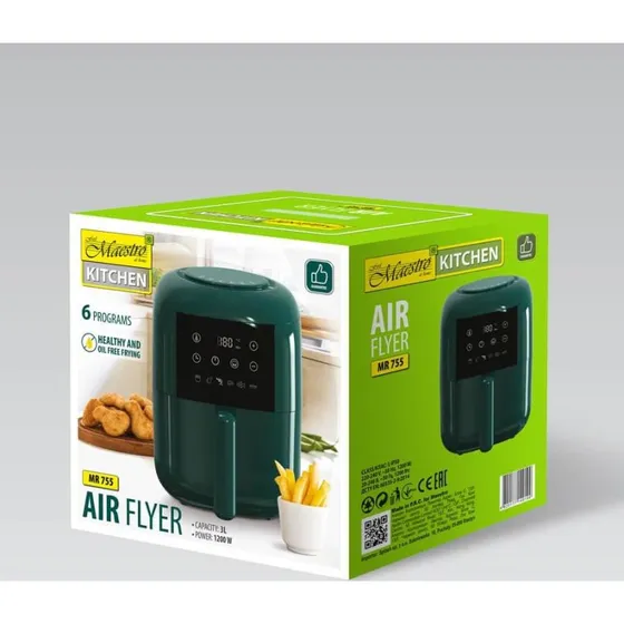 Maestro MR-755 Airfryer 3 L, 1200 W, Grøn