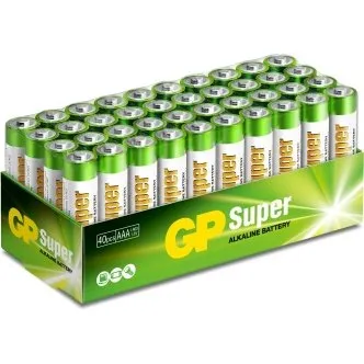 GP Super Alkaline AAA 40-pak, grøn, 1,55 V