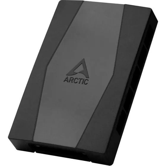 Arctic Cooling 10-Port PWM Blæserhub, Sort