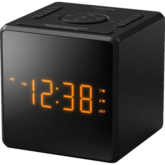 Philips TAR4500/10 Klockradio Svart