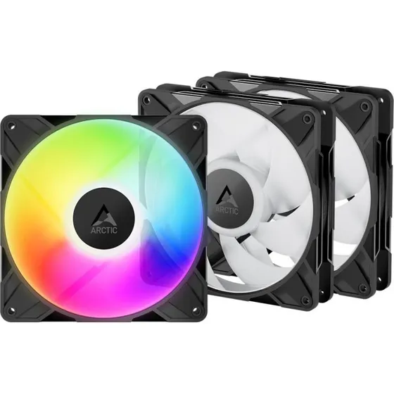 Arctic P14 Pro A-RGB 140mm 3-pack Sort med RGB