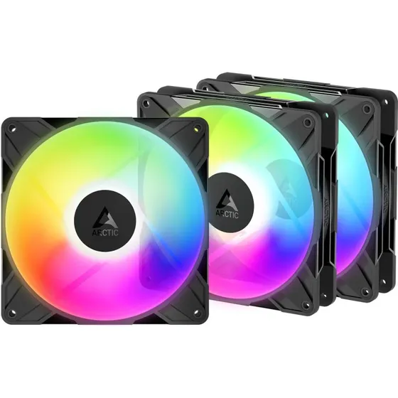 Arctic P14 Pro Reverse A-RGB 140mm Sort - 3 stk.