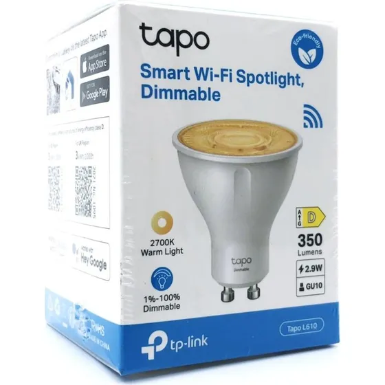 TP-Link Tapo L610 GU10 Smart LED-pære 2,9 W 2700 K