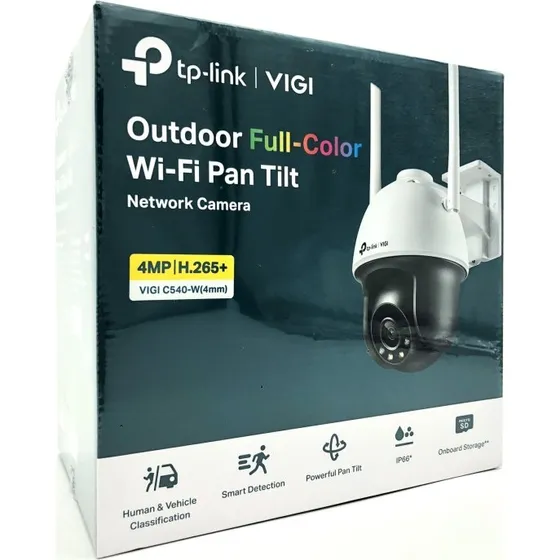 TP-Link VIGI C540-W 4 MP Udendørs Overvågningskamera, WiFi, 2560 x 1440, IP66