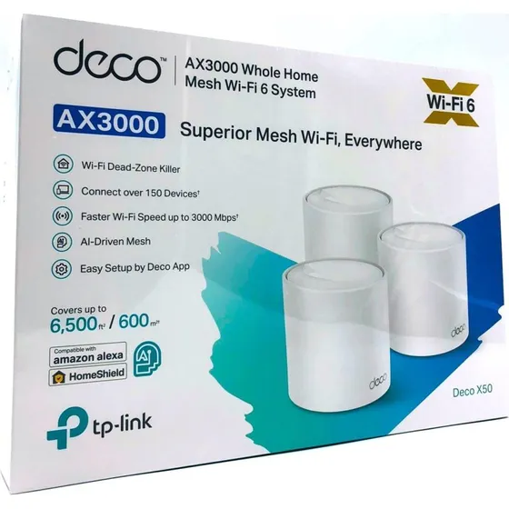 TP-Link AX3000 Mesh Wi-Fi 6 3-pak