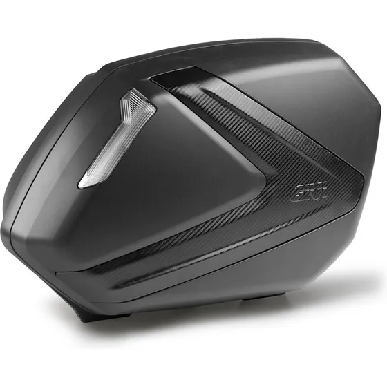 GIVI V37 Sidetaskesæt 2×37L – Carbon-look med klar refleks
