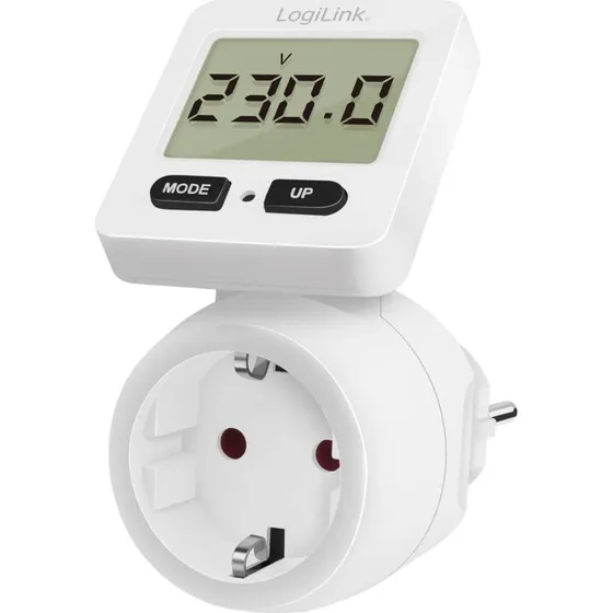 LogiLink Energimåler med drejeligt display, 3600 W