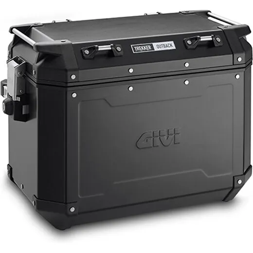 Givi Trekker Outback 48 L aluminiums sidetaske, sort