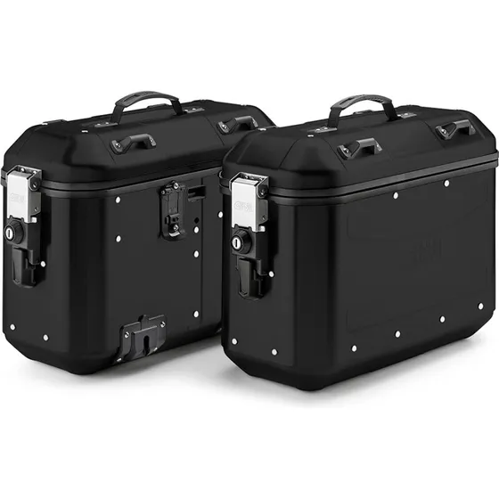 GIVI Trekker Dolomiti 36L ALU sidetaskesæt, sort (V+H)