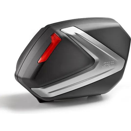 Givi V37 Sidetaskesæt 2x37L Rød refleks ALU-look (til PLX/PLXR)