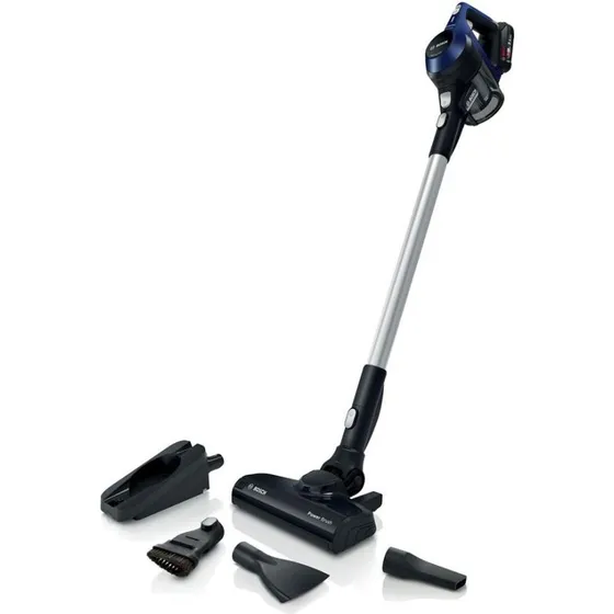 Bosch Serie 6 BBS611MAT 2i1 ledningsfri stavstøvsuger, blå, 0,3 l, 18 V