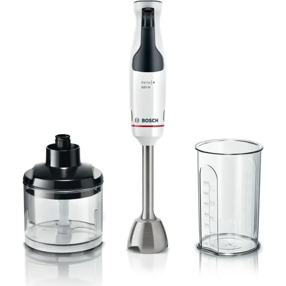 Bosch MSM4W220 ErgoMaster Stavblender, 600 W, Hvid