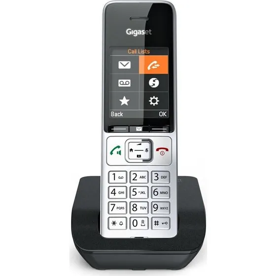 Gigaset COMFORT 500 Trådløs Telefon, Sort/Sølv