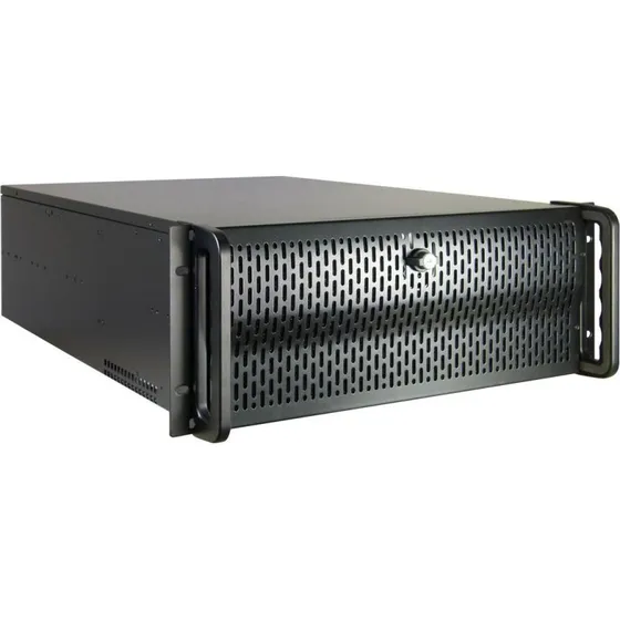 Inter-Tech IPC 4129L 4U Rackkabinet, sort