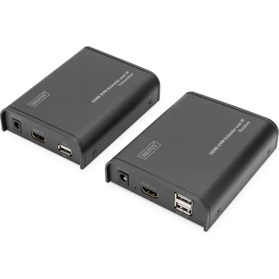 DIGITUS HDMI KVM Extender over IP, 120 m